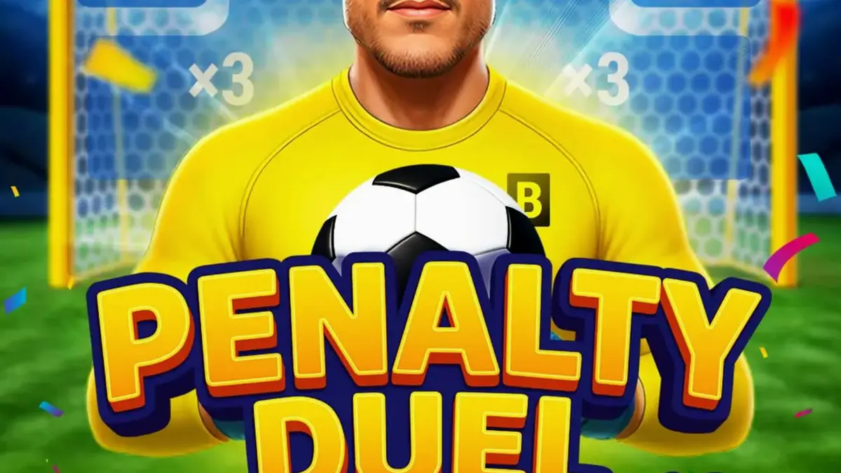 Tampilan antarmuka permainan Penalty Duel with Júlio César yang menampilkan kiper legendaris di depan gawang.