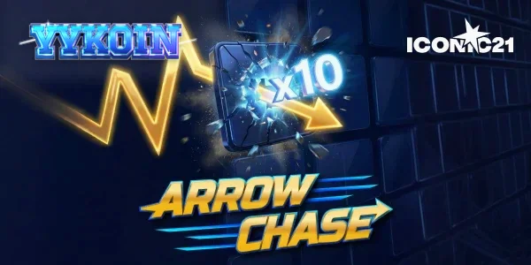 Tampilan visual grid permainan Arrow Chase dengan panah bergerak